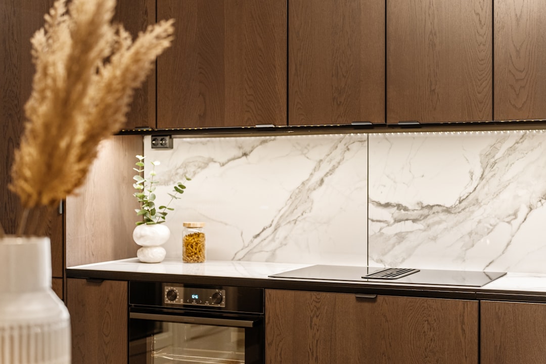 A countertop install in progress in a Redding kitchen